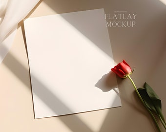 FlatLay Print Mockup - Neutral Colors Interior - Prints Posters Wall Art Display - PSD - 27X36 - Smart Object