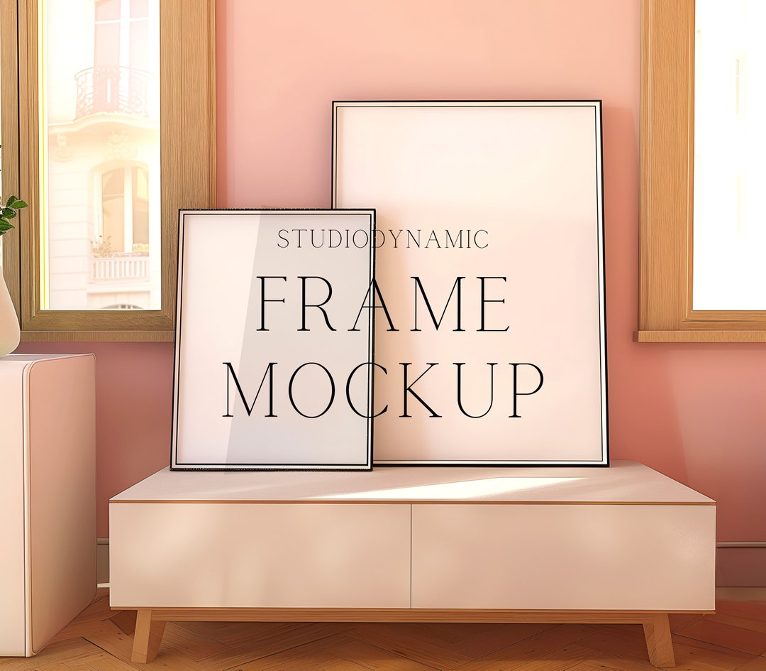 Maquete de 2 molduras no interior da casa - Maquete de pôster Dou ...