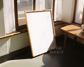 Single Frame Sunset Mockup - Minimal Mockup - PSD - 27X36 - Smart Object