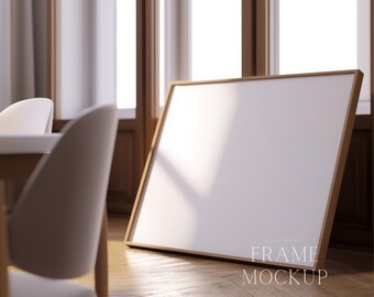 Modern minimalistisk horisontell rammodell - Konstdisplaymodell - PSD - 36X27 - Digital nedladdning