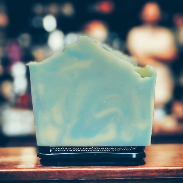 Vintage Barbershop Soap | Vegan & Palm Free | Artisan, Small Batch Cold Process Soap | Shaving Cream Scent | Gift Ideas | Large 5 oz Bars
