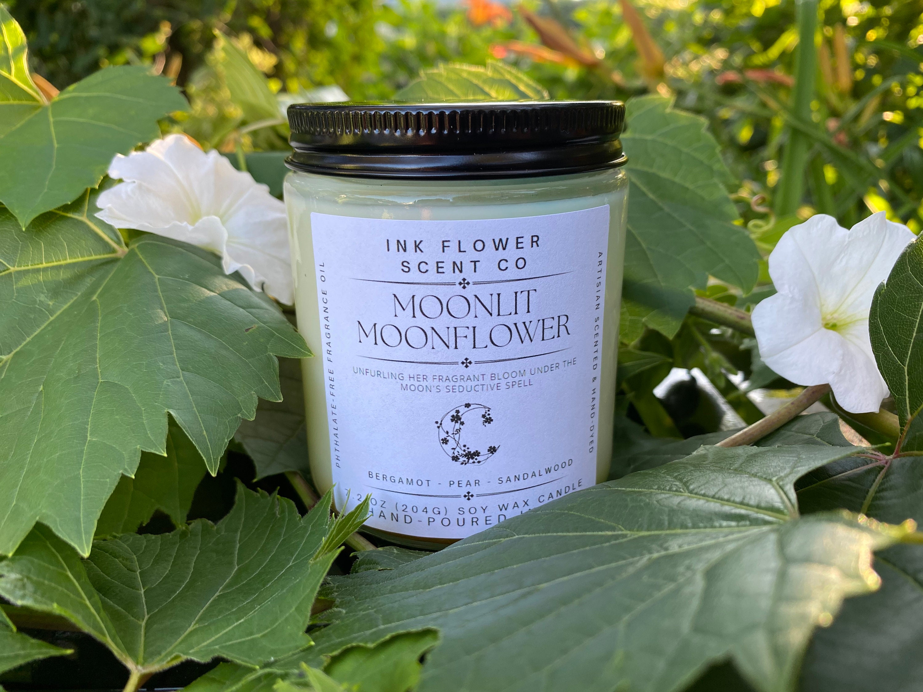 Lavender Haze coconut soy wax candle I Lavender, white musk, moonflower