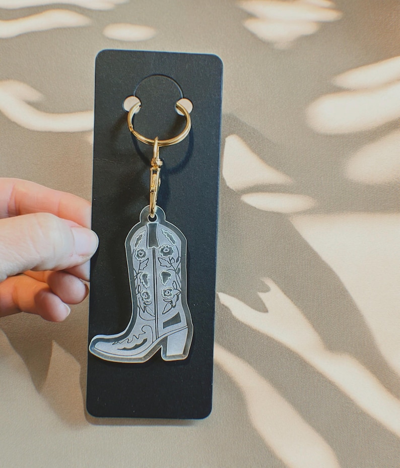 Cowboy Boots Keychain Cowgirl Boot Keychain Bachelorette Bridesmaids ...