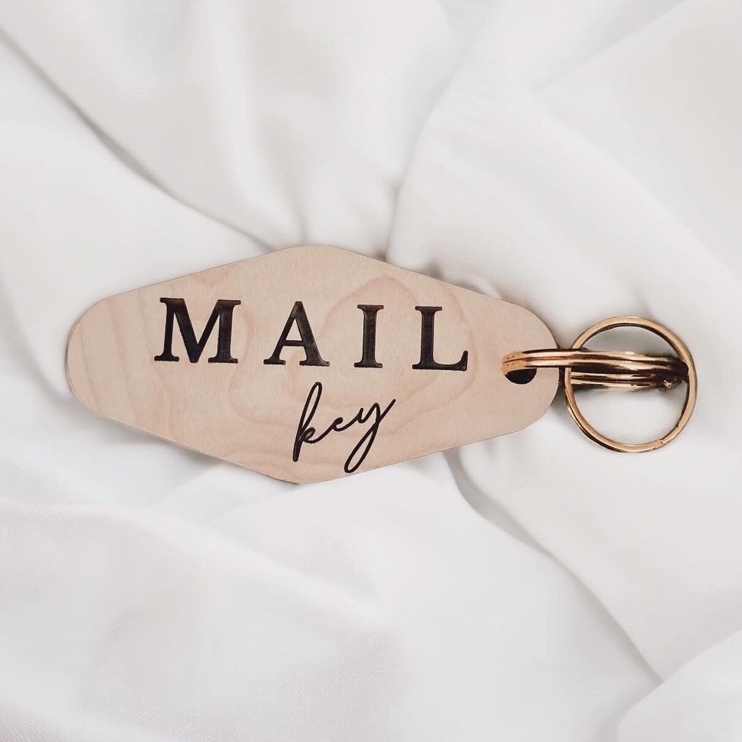 Motel Keychain Mail Keychain Boho Keychain Mail Keychain Bridesmaids