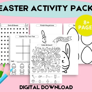 Easter Activity Printable | Easter Coloring Pages | Easter Worksheets | Easter Egg Printable | Easter Games | Kids Easter Activity