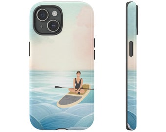 SUP Tough cell Case Stand up Paddleboard iPhone Samsung Galaxy Google Pixel Mothers day gift for her mom Birthday present Popular phone case