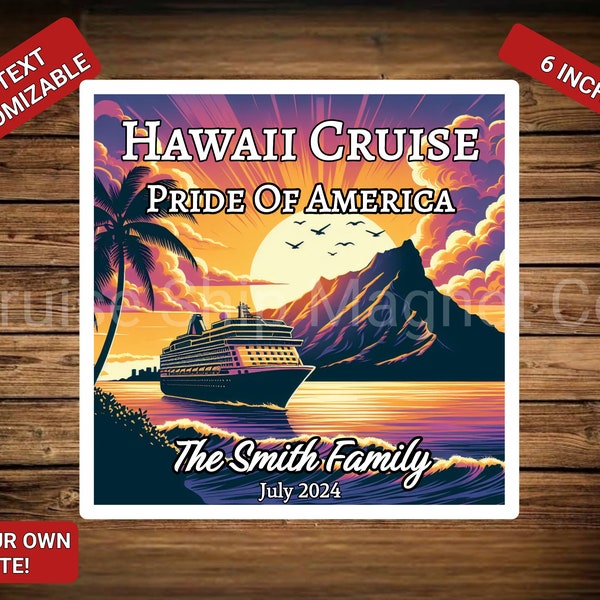 Cruise door magnet| Cruise Decorations | Personalized cruise door Magnets| Custom Cruise Magnets | fun cruise door magnets| Hawaii Cruise