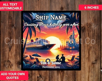Cruise door magnet| Cruise Decorations | Personalized cruise door Magnets| Custom Cruise Magnets | family cruise door magnets