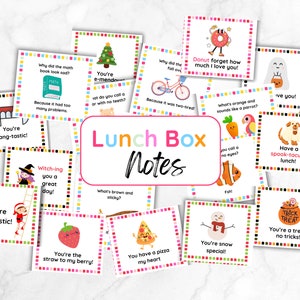 lunch notes, encouragement cards, teaching printables, lunch box cards, joke lunch box notes, back to school notes, lunch notes for kids