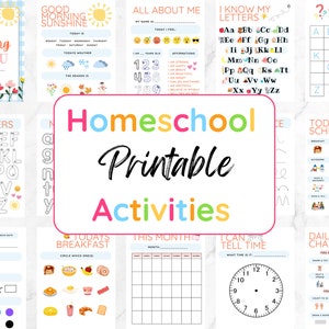 Homeschool printable, preschool morning menu printable, preschool worksheets, homeschool preschool, homeschool menu, alphabet printable