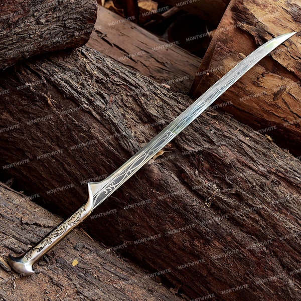 Espada Thranduil - Réplica de la espada Hobbit El Señor de los Anillos - Cumpleaños, Aniversario, Regalo de Navidad para él