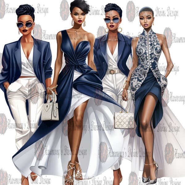 African American Woman Clipart - Etsy