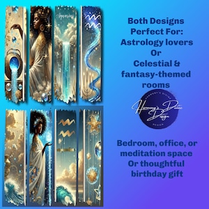 2-delige ontwerpbundel Waterman Godin |The ZodiacSeries | Astrologie-beïnvloeders | Mokken |T-shirt | Wenskaarten | Telefoonkunst