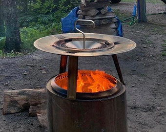 Heat deflector HANDLE for Solo Stoves. Great SoloHandle.