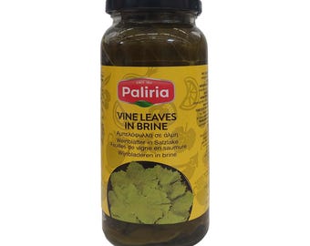 Foglie di vite greche in salamoia 240 g, foglie di vite per dolma, cottura di foglie di vite ripiene, cucina mediterranea
