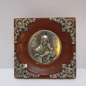 Virgin Mary and Jesus Christ Greek Orthdox Icon Byzantine Christian Religious wall decor