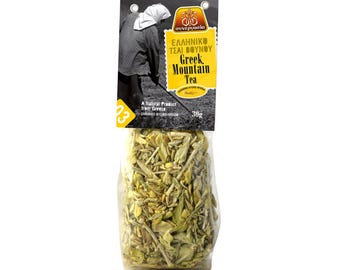 Greek Mountain Tea 30gr  Sideritis Ironwort, Aromatic Herbal Tea, well-being
