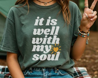 Camiseta cristiana moderna con colores cómodos, versículo bíblico, Jesús, regalos católicos, camiseta gráfica bohemia religiosa, ropa de fe, camisetas vintage de verano para playa