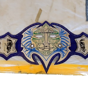 TNA Jeff Hardy Wrestling Championship Belt