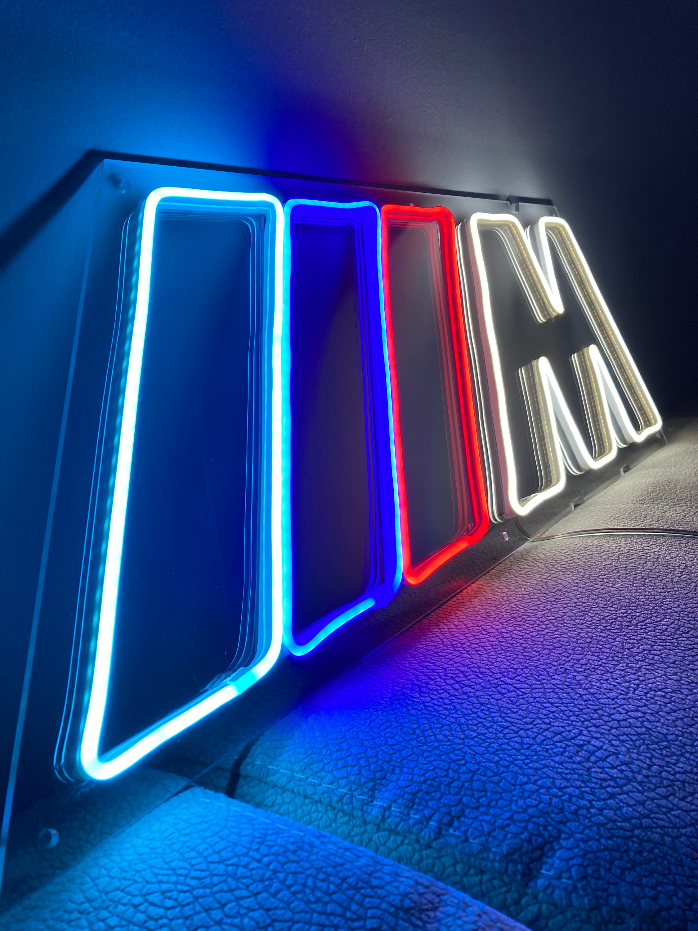 BMW M Power | Enseigne Néon LED I Décoration murale personnalisable