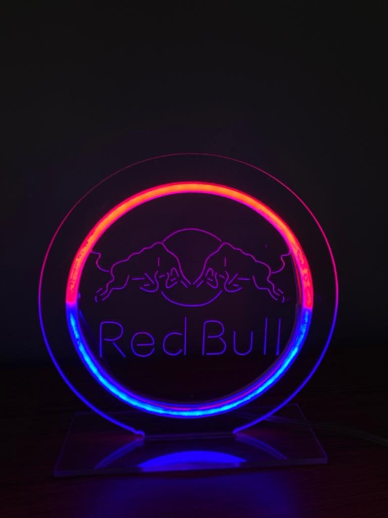 Neon Redbull Sign Neon Light Gift Neon Wall Decor Redbull Led