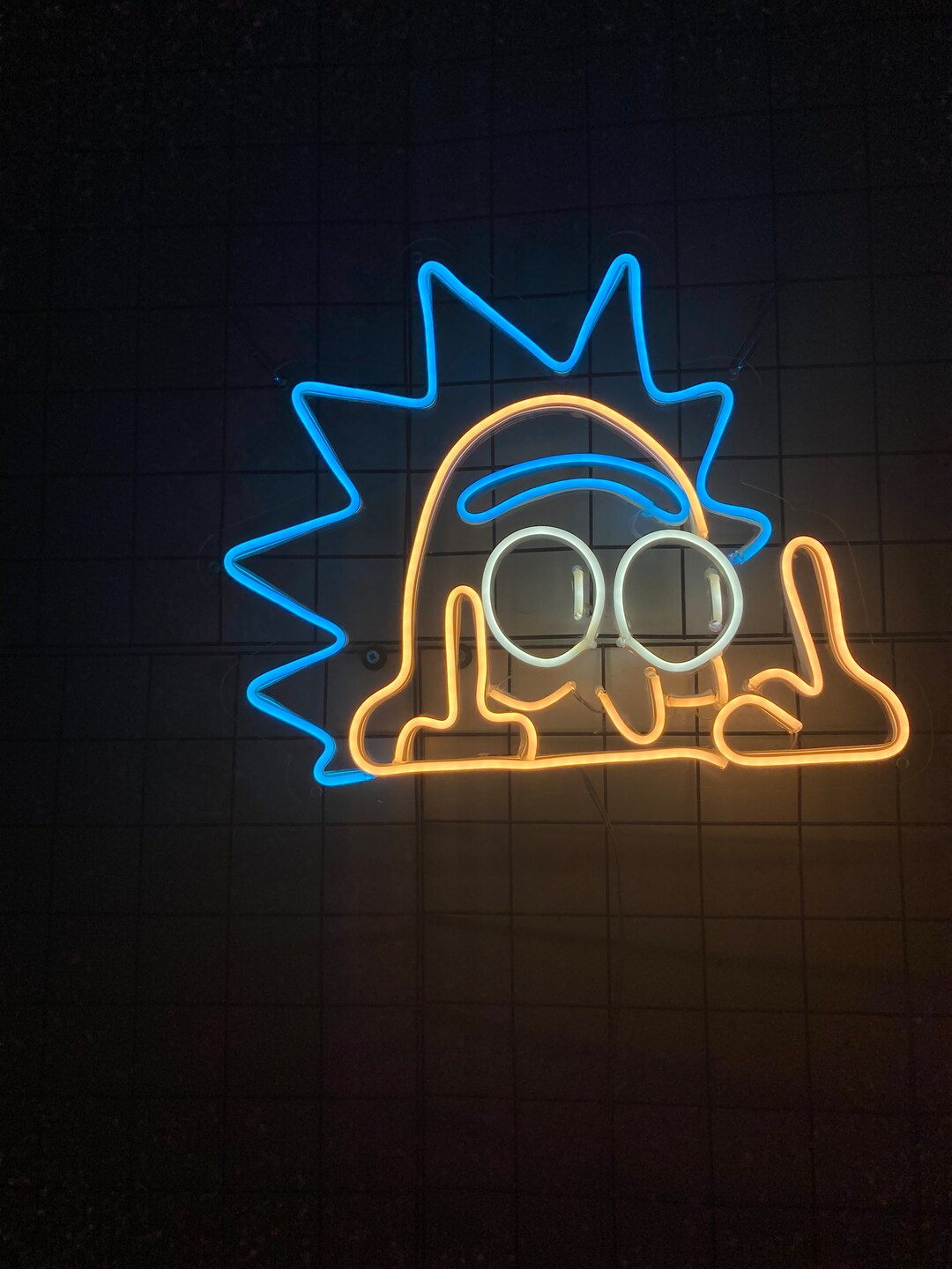 Rick and Morty Neon Led Sign, Rick and Morty Gift, Neon Wall Decor
