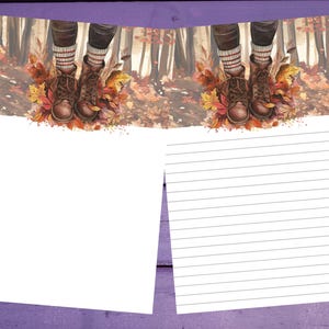 Sapatos de Outono Papel de Carta Papelaria A5 Forrado/Sem Forro Correspondência Suprimentos