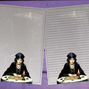 Fortune Teller Letter Writing Paper A5 Artigos de papelaria forrados/sem forro Penpal Suprimentos