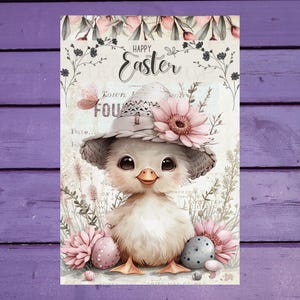 Cartolina di Pasqua Pulcino 10 x 15 cm/4'x6' in Penpal Supplies