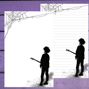 Papel para escrever cartas Robert Smith, papelaria A5 forrado/sem forro, suprimentos para correspondência