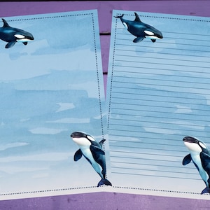 Orca Papel para escribir cartas A5 Papelería con o sin forro Suministros para amigos por correspondencia
