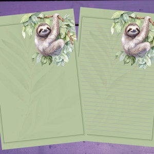 Papel para escrita de cartas de preguiça A5 Artigos de papelaria forrados/sem forro Penpal Suprimentos