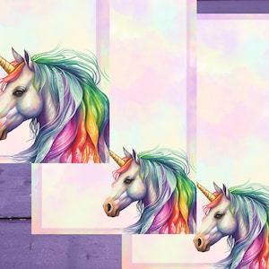 Original Stationery Unicorn Letter Writing Kit - 45-Piece Multi-Color Paper & Sticker Set With Purple Storage Box - Stationery & Letter Paper For Girls 373388954424115247 - View #4