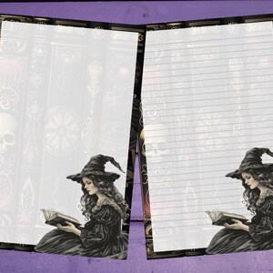 Leitura Vintage Carta de Bruxa Papel de Escrita A5 Papelaria Forrado/sem Forro Correspondência Suprimentos