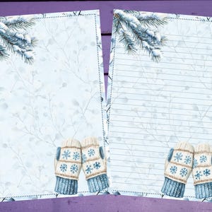 Papel de carta First Snow A5 para escrever artigos de papelaria pautados/sem pautados para correspondência