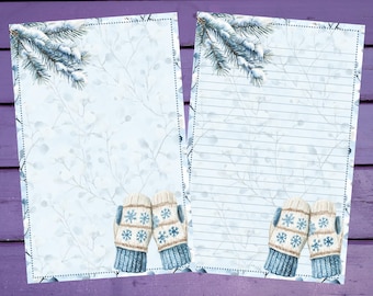 Igloo Writing Paper Templates - Etsy UK