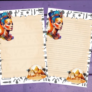 Cleópatra carta papel de escrita A5 artigos de papelaria forrado/sem forro Penpal Suprimentos