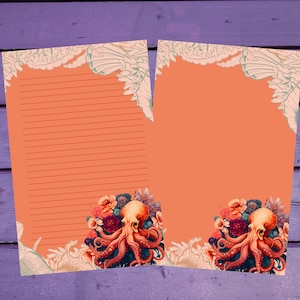 Papel de escrita de carta de polvo A5 artigos de papelaria forrado/sem forro Penpal Suprimentos