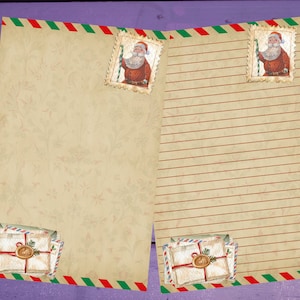 Carta de Natal para escrever papel A5, artigos de papelaria forrados/sem forro, suprimentos para correspondência
