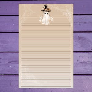 Ghosty Letter Writing Paper A5 Stationery Lined/unlined Penpal Supplies ...