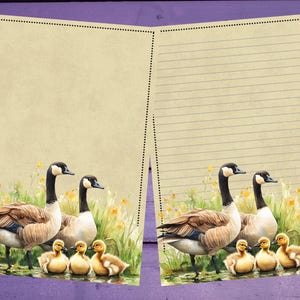 Papel para escrever cartas Goslings A5, papelaria pautada/sem pauta, suprimentos para amigos por correspondência