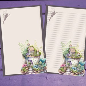 Primavera fada carta carta papel de escrita a5 artigos de papelaria forrado/sem forro penpal suprimentos
