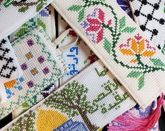 Palestinian Handmade Embroidery Bookmarks