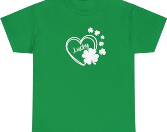 St. Patrick Day shirt, Lucky Shirt, 4 leaf clover shirt, St. Patty's day shirt, St. Patrick Day gift, Lucky clover shirt,Cute March shirt,