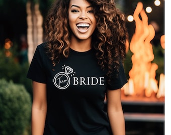 Team Bride Shirt: Bridal Party Gift, Bridesmaid Shirts
