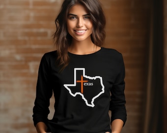 Texas Christian Longsleeve Shirt: Jesus Home Bible Tee