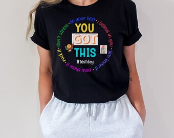 Camiseta del día del examen: Camiseta de regreso a clases para maestros