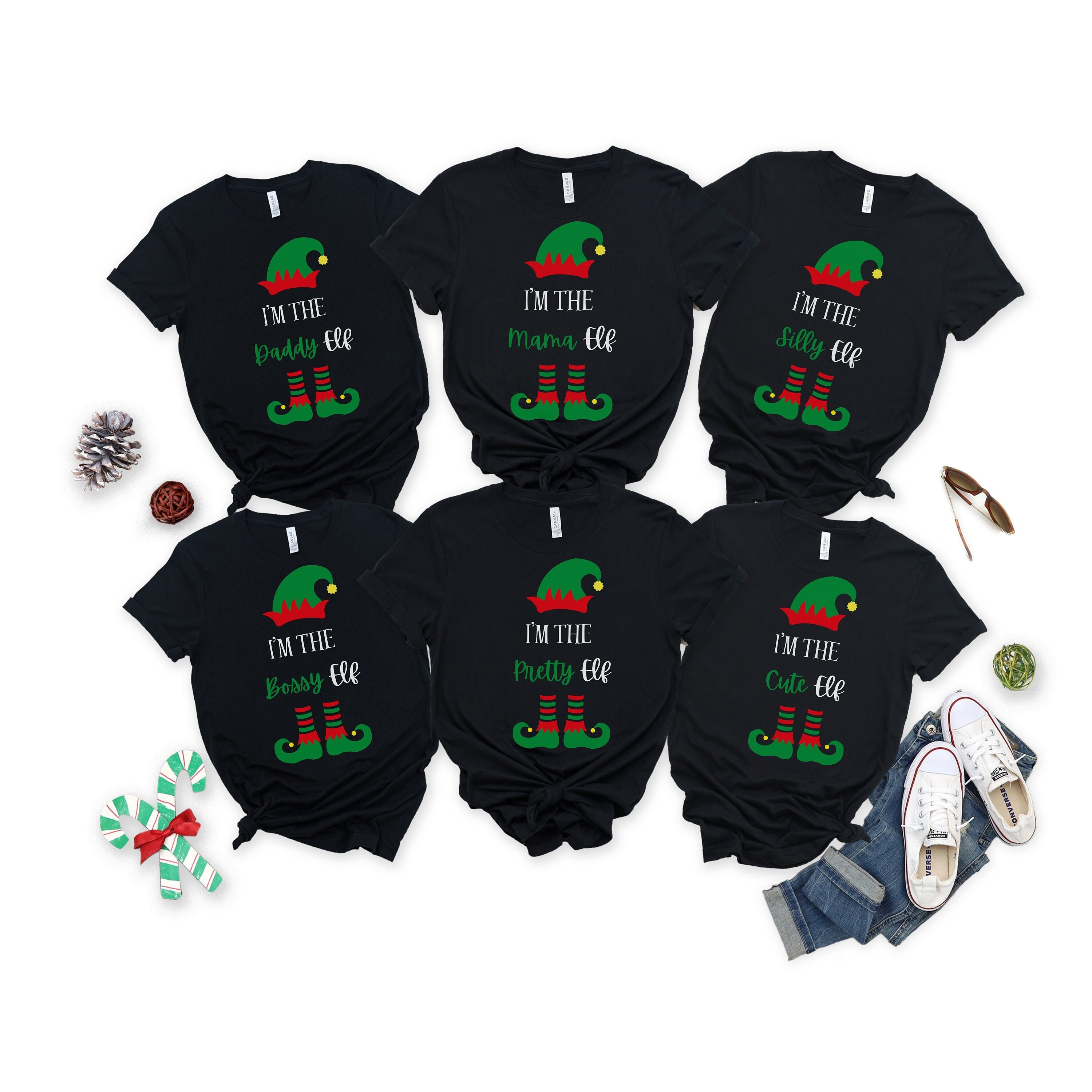 Custom Elf Shirt, Custom Matching Family Christmas Shirts, Elf Squad ...