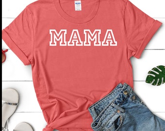 T-shirt mamma, regalo per la festa della mamma, camicia mamma carina, annuncio di gravidanza, regalo nuova mamma, camicia mamma ragazza, camicia mamma ragazzo, idea regalo carina