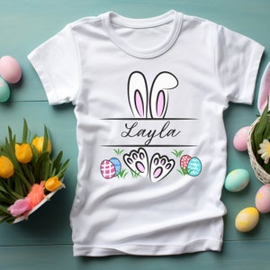 Personalisierte Ostern Shirt, benutzerdefinierte Ostern Shirt, süßes Häschen, Ostergeschenk für sie, Ostern Geschenk für ihn, Osterei Shirt, süßes Ostershirt